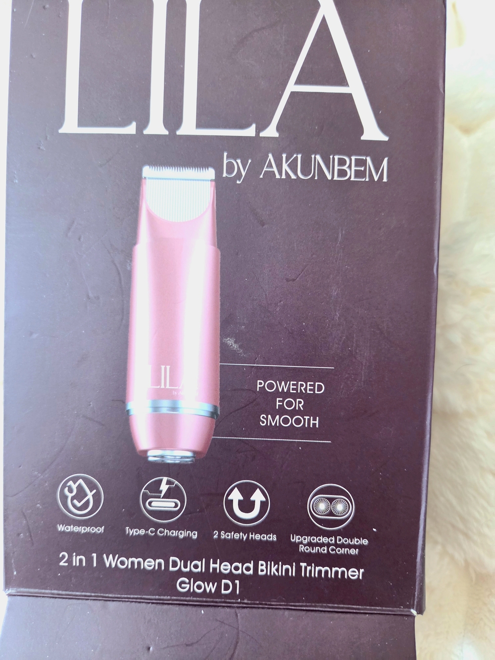 LILA  2-in-1 Women Dual Head Bikini Trimmer
